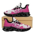 thumbnail image 1 of Breast Cancer Awareness Brand Design Shoes for Women Wear Resistance Running Sneakers Unisex Non-Slip Mesh Sport Outdoor Tennis, 1 of 7