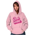 thumbnail image 1 of Breast Cancer Awareness Crush Cancer Hoodie Sweatshirt Women Brisco Brands 2X, 1 of 6