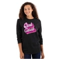 thumbnail image 1 of Breast Cancer Awareness Crush Cancer Women Plus Size Long Sleeve Graphic Tee Brisco Brands 2X, 1 of 5