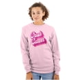 thumbnail image 1 of Breast Cancer Awareness Crush Cancer Women's Long Sleeve T Shirt Brisco Brands S, 1 of 6