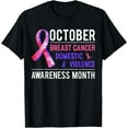 thumbnail image 1 of Breast Cancer Awareness & Domestic Violence Awareness Month T-Shirt, 1 of 3