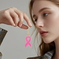 thumbnail image 1 of Cancer Awareness Earrings Pink Ribbon Earrings for Women, Ribbon Drop Earrings Cancer_Survivor Support Jewelry Cancer Awareness Accessories Gifts for Women (A), 1 of 5