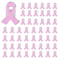 thumbnail image 1 of Cancer Awareness Enamel Lapel Pin Heart Shaped Silk Ribbon Prevention and Awareness Ribbon Mental Health Awareness Lapel Pins_Hope Pin for Charity_Fundraiser For Clothing Bags & More(Pink), 1 of 10