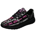 thumbnail image 1 of Breast Cancer Awareness Fight For Breast Cancer Shoes Sneakers for Women Men Black Size 11.5, 1 of 7