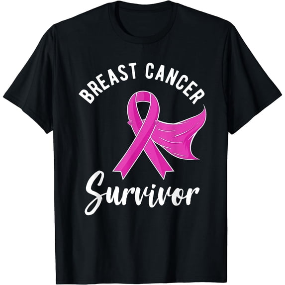 Breast Cancer Awareness Gifts Women Survivor Pink Ribbon T-Shirt