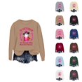 thumbnail image 1 of Cancer Awareness Halloween Sweatshirts for Women In October We Wear Pink Crewneck Sweatshirt Pullover Tops, 1 of 5
