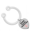 thumbnail image 1 of Breast Cancer Awareness Heart Keychains, 1 of 2