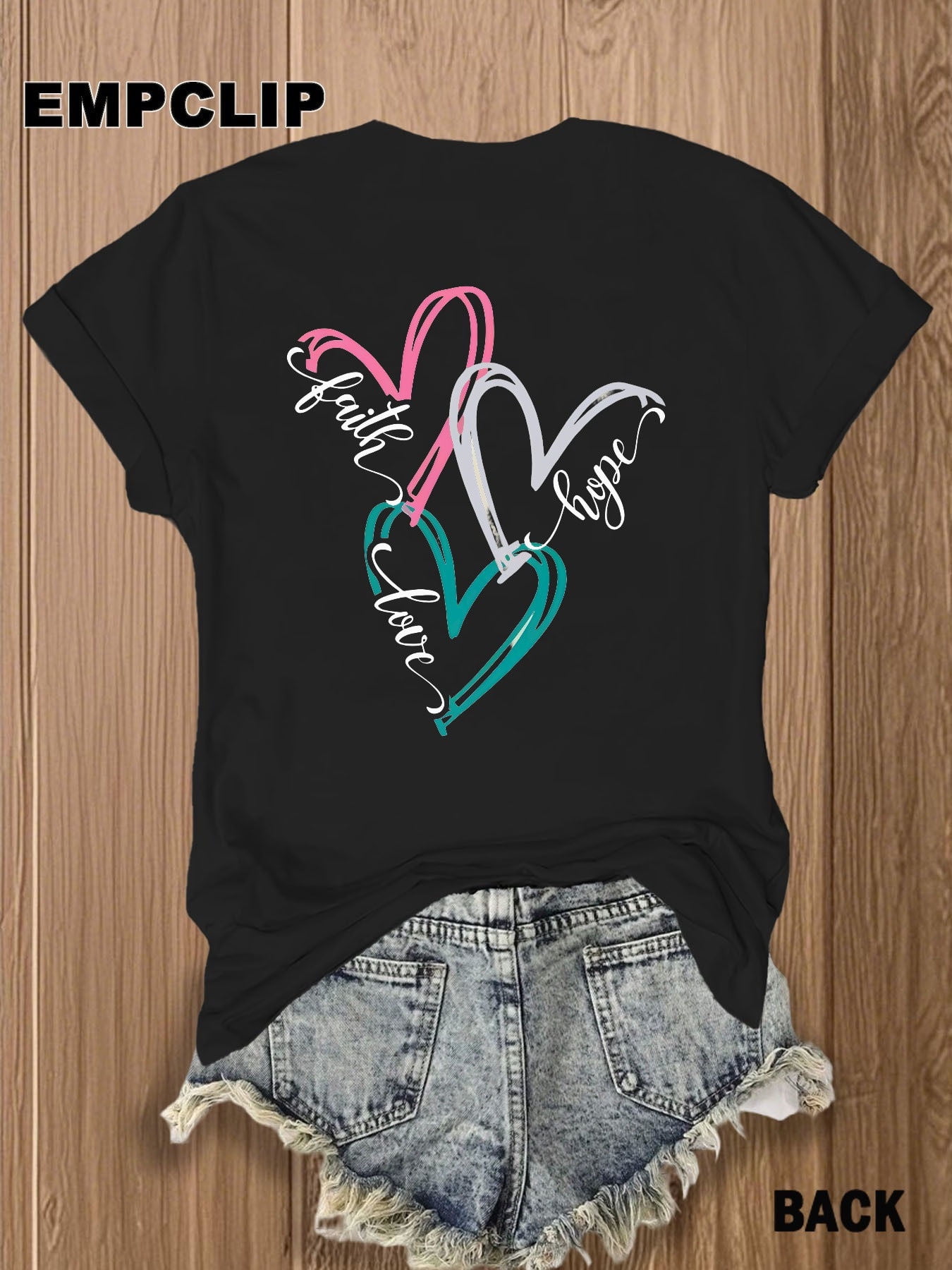 Breast Cancer Awareness Heart Shaped Ribbon Campaign Graphic Unisex T ...