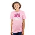 thumbnail image 1 of Breast Cancer Awareness Her in Hero Women's Graphic T Shirt Tees Brisco Brands S, 1 of 6