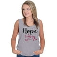 thumbnail image 1 of Breast Cancer Awareness Hope Dove Tank Top Tee Shirt Women Brisco Brands S, 1 of 6