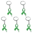 thumbnail image 1 of Cancer Awareness Keychains - 5PCS Hope Ribbon Key Rings with Charms - Show Support for Survivors & Loved Ones - Pink Ribbon Keychain Collection, 1 of 7