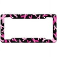 thumbnail image 1 of Breast Cancer Awareness Pattern License Plate Frame, 1 of 1