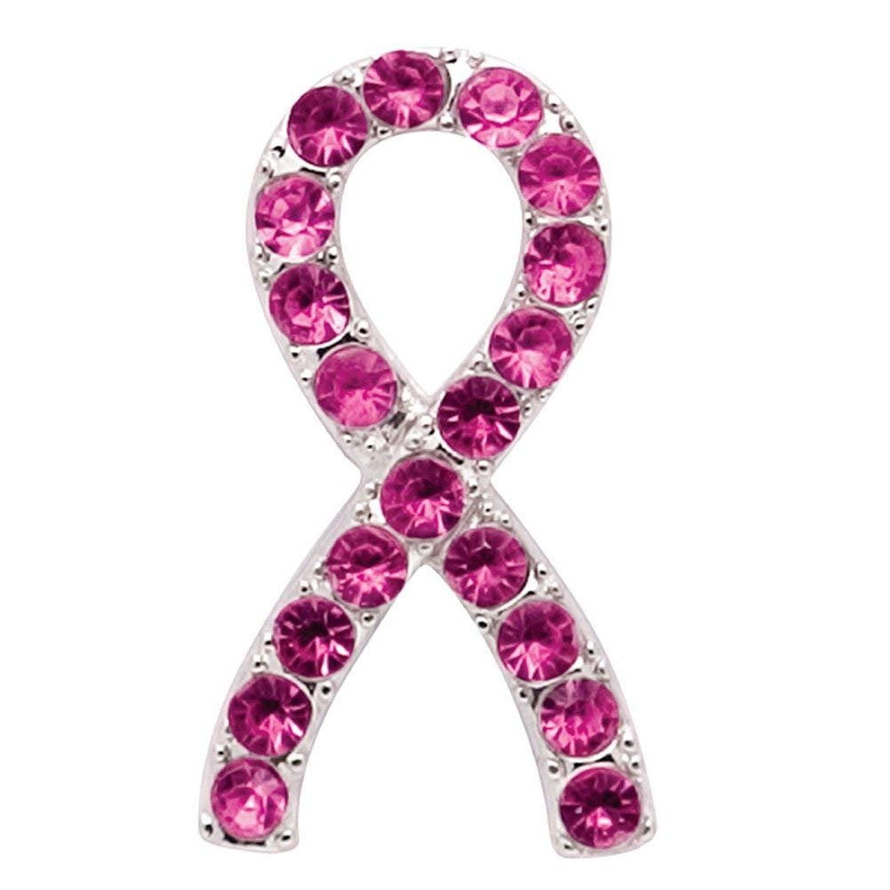 Breast Cancer Awareness Pink Rhinestone Tac Pin - Walmart.com