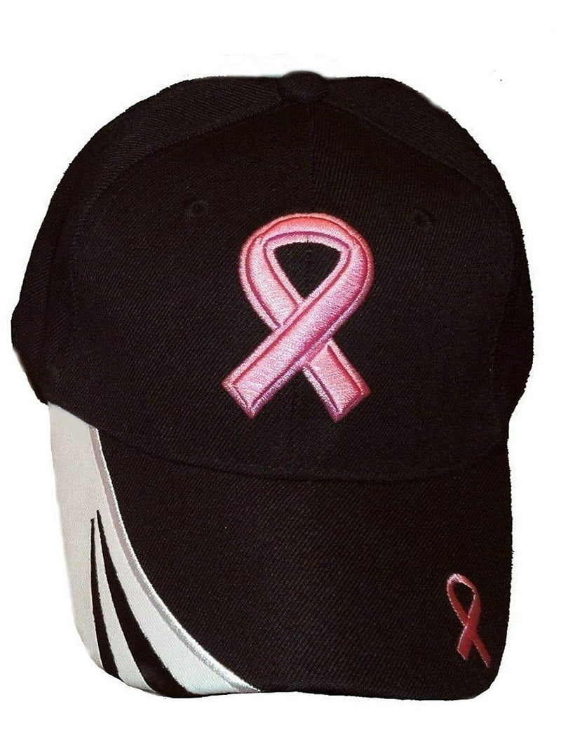 Breast Cancer Awareness Pink Ribbon Baseball Cap, Hats for Men