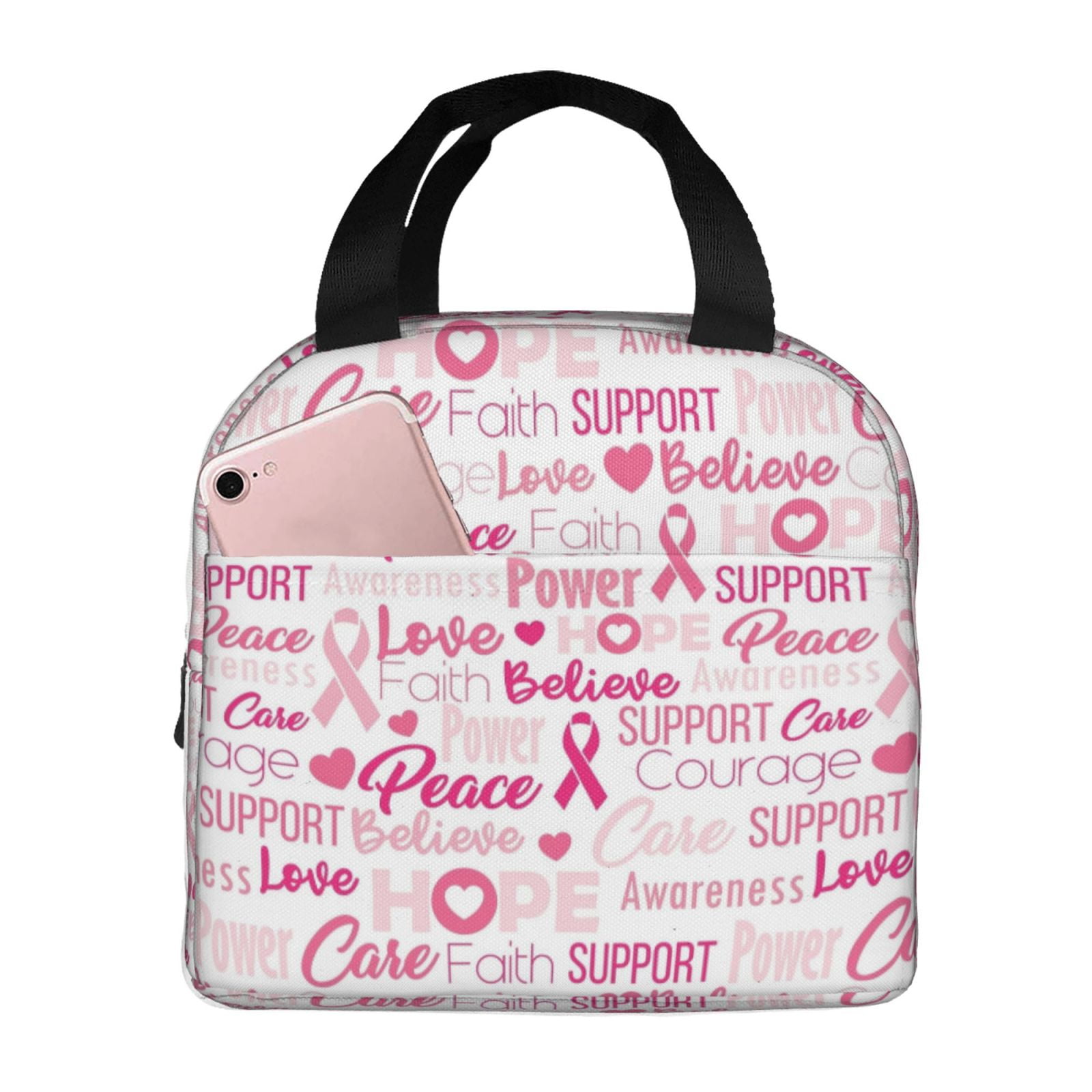 Breast cancer lunch bag on sale