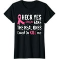 thumbnail image 1 of Breast Cancer Awareness Pink Ribbon Mom Women Survivor T-Shirt, 1 of 5