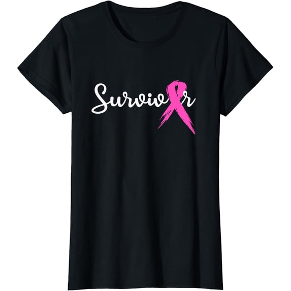 Breast Cancer Awareness Pink Ribbon Survivor Gift T-Shirt