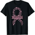 thumbnail image 1 of Breast Cancer Awareness Pink Ribbon Warrior T-Shirt, 1 of 4
