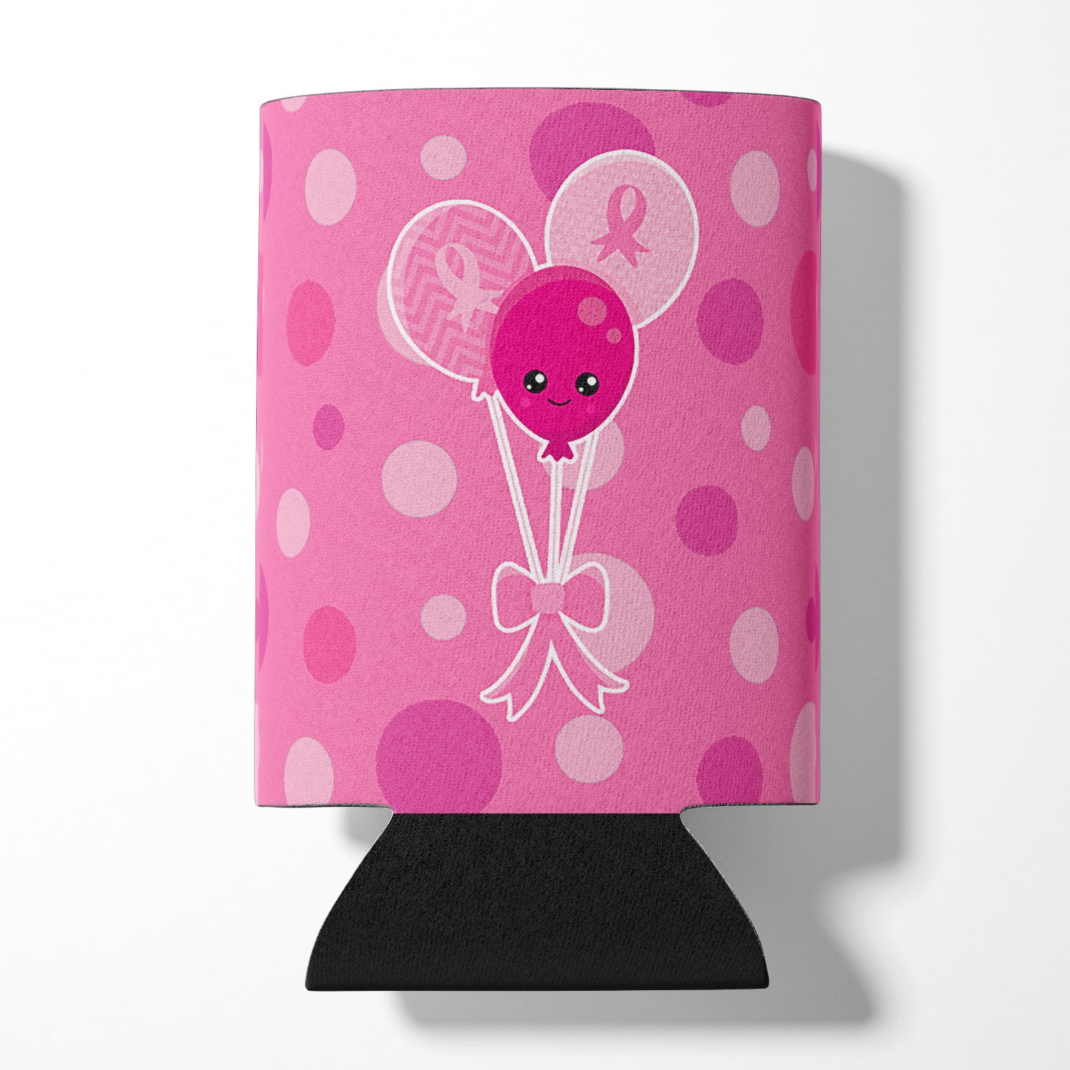 Breast Cancer Awareness Ribbon Balloons Can or Bottle Hugger