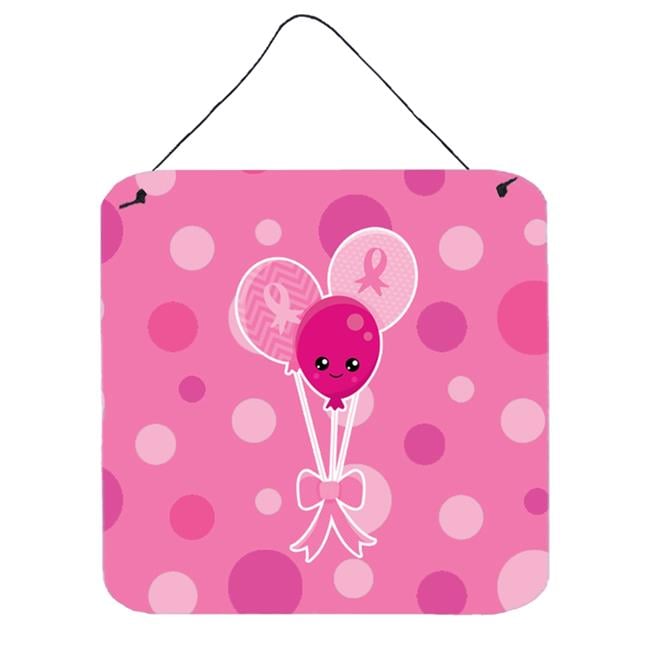 Breast Cancer Awareness Ribbon Balloons Wall or Door Hanging Prints ...
