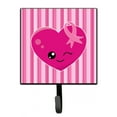 thumbnail image 1 of Breast Cancer Awareness Ribbon Heart Leash or Key Holder, 1 of 1