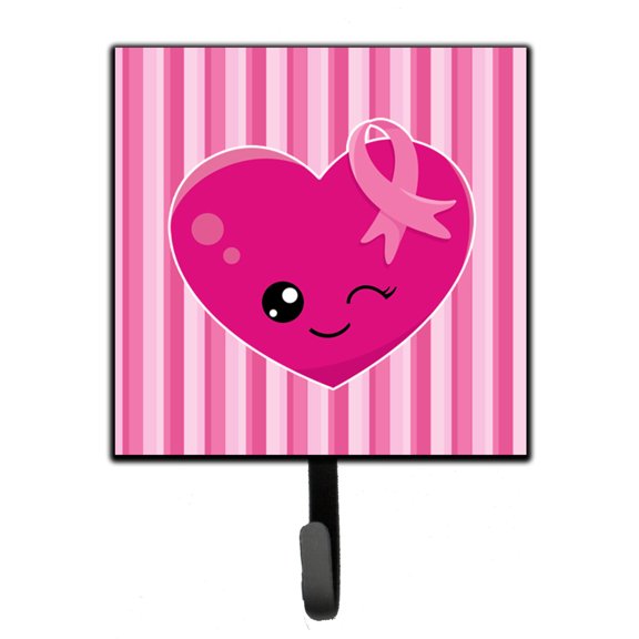 Breast Cancer Awareness Ribbon Heart Leash or Key Holder