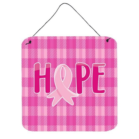 Breast Cancer Awareness Ribbon Hope Wall or Door Hanging Prints