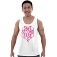 thumbnail image 1 of Breast Cancer Awareness Save Second Tank Top Tee Shirt Women Brisco Brands M, 1 of 6