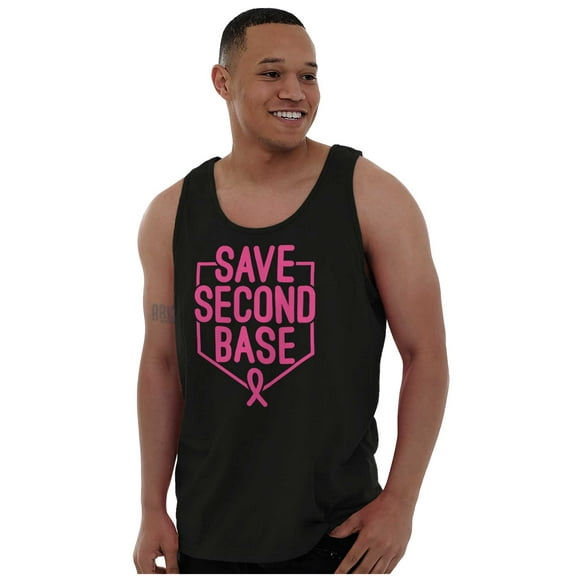 Breast Cancer Awareness Save Second Tank Top Tee Shirt Women Brisco Brands S