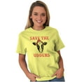 thumbnail image 1 of Breast Cancer Awareness Save Udders Women's Graphic T Shirt Tees Brisco Brands M, 1 of 6