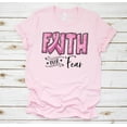 thumbnail image 1 of Breast Cancer Awareness Shirt, Pink Awareness Ribbon, Faith Over Fear Shirt, Breast Cancer Ribbon Tee, Cure Cancer, Pink October, 1 of 4