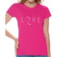 thumbnail image 1 of Breast Cancer Awareness Shirts Breast Cancer Shirts for Women Pink Ribbon Cancer Tshirts, 1 of 4