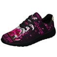 thumbnail image 1 of Breast Cancer Awareness Shoes Sneakers for Women Men Black Size 10.5, 1 of 7