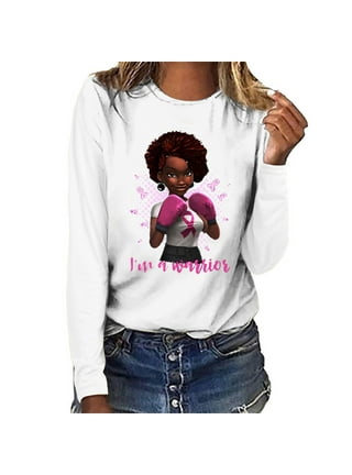 Breast cancer awareness sweater top