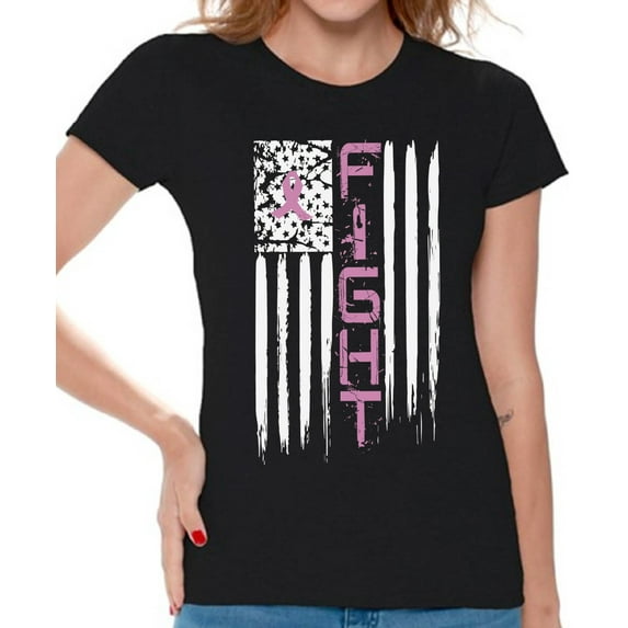 Breast Cancer Awareness T shirts For Women Cancer Shirts Breast Cancer Tshirts Pink Ribbon