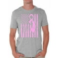 thumbnail image 1 of Breast Cancer Awareness T shirts Men's Cancer Awareness Shirts Pink Ribbon Support Women, 1 of 4