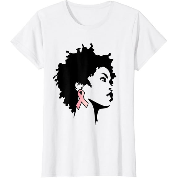Breast Cancer Awareness tShirt Afro American T-Shirt