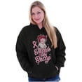 thumbnail image 1 of Breast Cancer Battle Like Betty Boop Women Plus Size Hoodie Brisco Brands 2X, 1 of 4