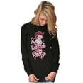 thumbnail image 1 of Breast Cancer Battle Like Betty Boop Women Plus Size Long Sleeve Tee Brisco Brands 2X, 1 of 5