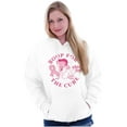 thumbnail image 1 of Breast Cancer Betty Boop For The Cure Women Plus Size Hoodie Brisco Brands 3X, 1 of 4