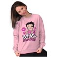thumbnail image 1 of Breast Cancer Betty Wears Pink Ribbon Women Crewneck Sweatshirt Brisco Brands 2X, 1 of 5