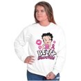 thumbnail image 1 of Breast Cancer Betty Wears Pink Ribbon Women Plus Size Sweatshirt Brisco Brands 4X, 1 of 5