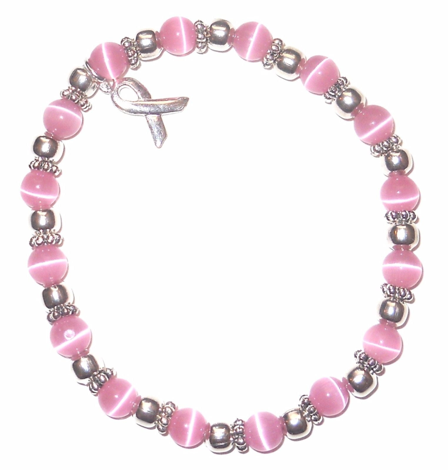 Breast Cancer Awareness 550 paracord survival bracelet pink ribbon