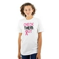thumbnail image 1 of Breast Cancer Check Them Out BCA Women's Graphic T Shirt Tees Brisco Brands X, 1 of 5