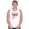 thumbnail image 1 of Breast Cancer Check Them Out BCA Womens Plus Size Graphic Tank Top Brisco Brands 3X, 1 of 5