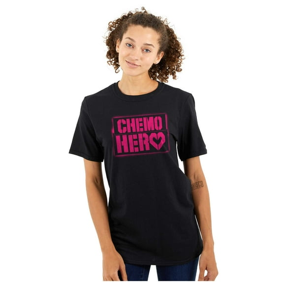 Breast Cancer Chemo Hero BCA Heart Women's Graphic T Shirt Tees Brisco Brands M