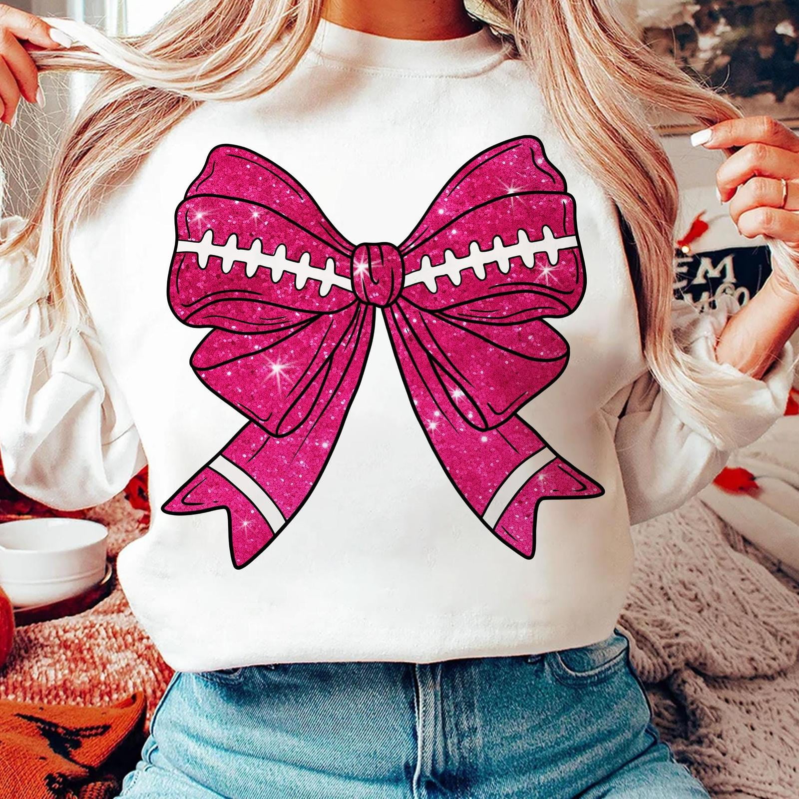 Breast Cancer Coquette Bow Png, Breast Cancer Png, In October We Wear