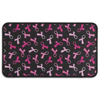 Breast Cancer Door Rugs,Washable Non Slip Door Mats Indoor,Decorative Door Mats,Entry Mat Indoor for Entrance,Bedroom,Kitchen,Bathroom,30"x17"