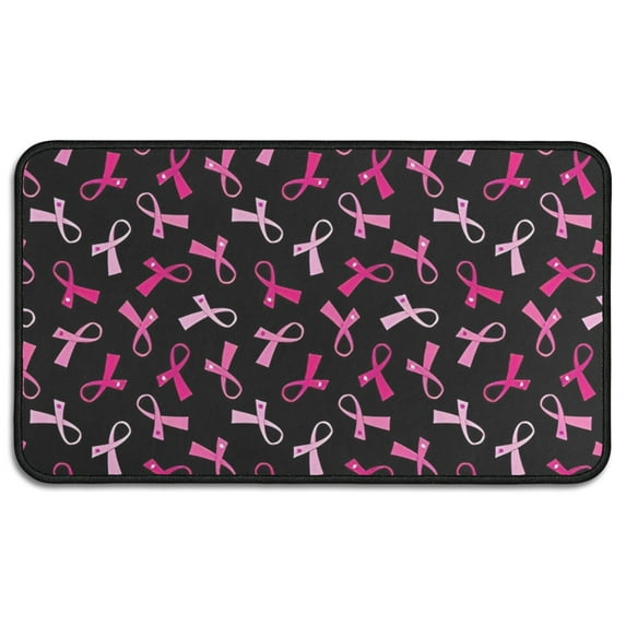 Breast Cancer Door Rugs,Washable Non Slip Door Mats Indoor,Decorative Door Mats,Entry Mat Indoor for Entrance,Bedroom,Kitchen,Bathroom,30"x17"