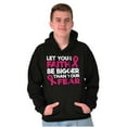thumbnail image 1 of Breast Cancer Faith Bigger Than Fear Hoodie Sweatshirt Women Brisco Brands S, 1 of 6